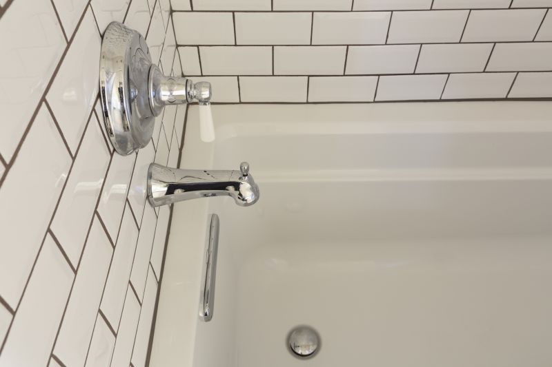 Refinished Bathtub with Glossy Surface